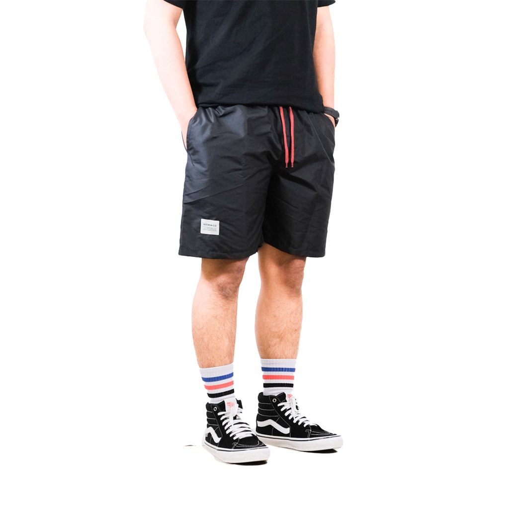 Raokin Celana Pendek Pria Cowok Boardshort Premium Polyester - Saku Belakang