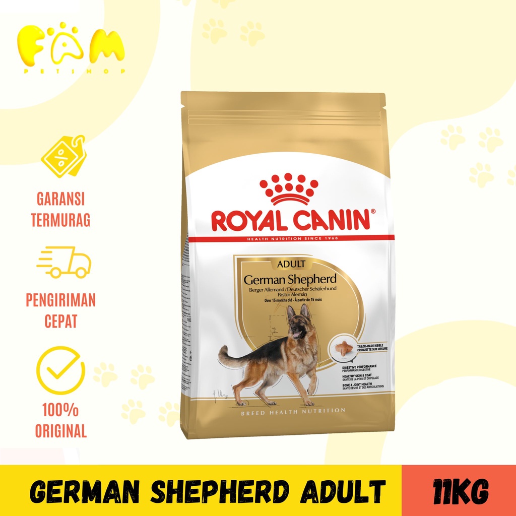 Royal Canin German Shepherd Adult 11kg - Makanan Anjing / Dog Food