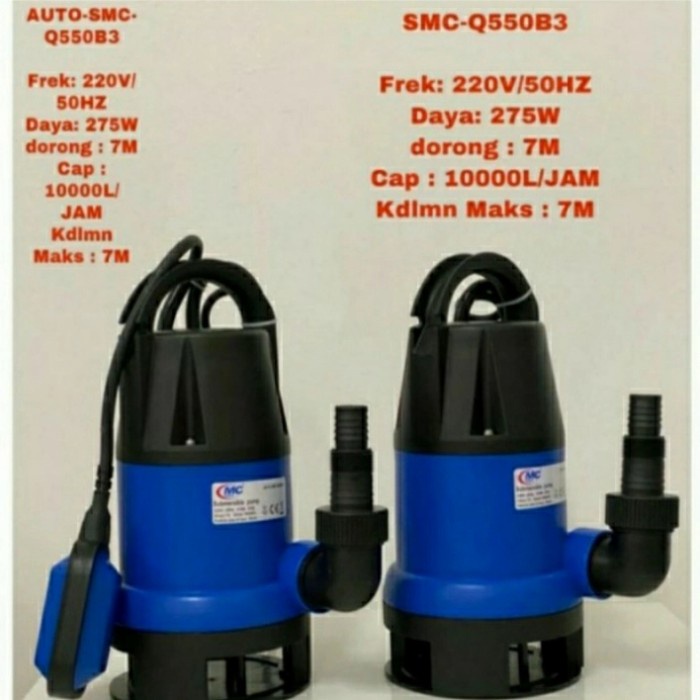 pompa celup kolam ikan 250 watt Mc Pump Pompa Celup Air Otomatis