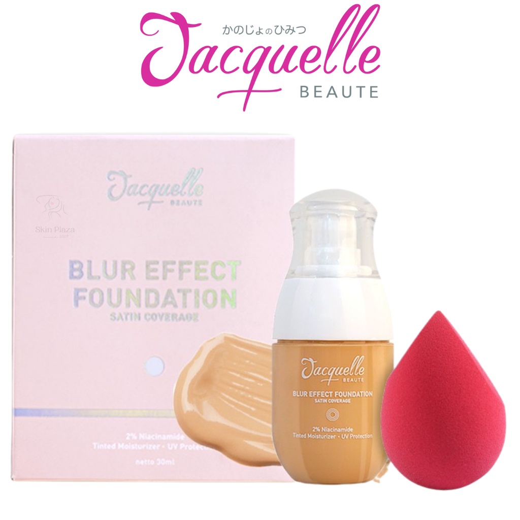 Jacquelle Blur Effect Foundation with Beauty Sponge (Free EggGang Inside)