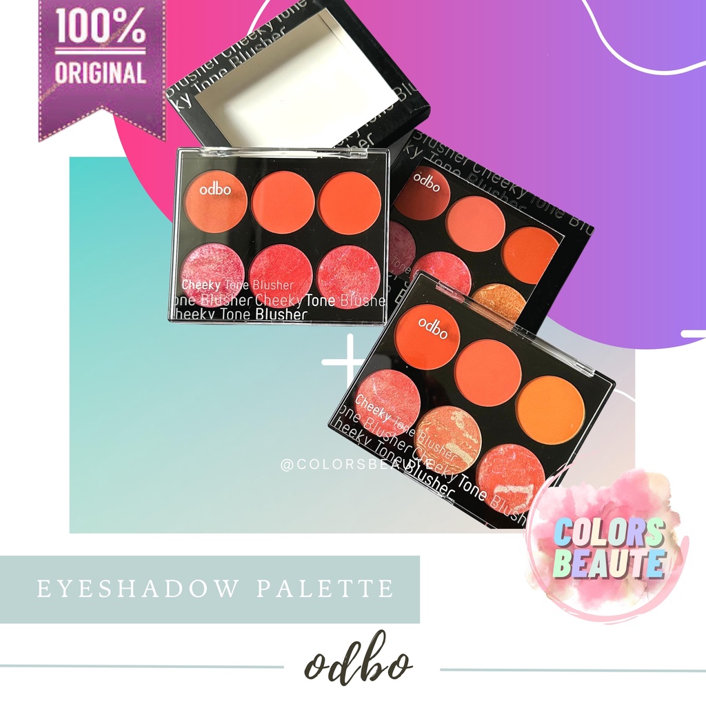 ODBO CHEEKY TONE BLUSHER | BLUSH PALETTE