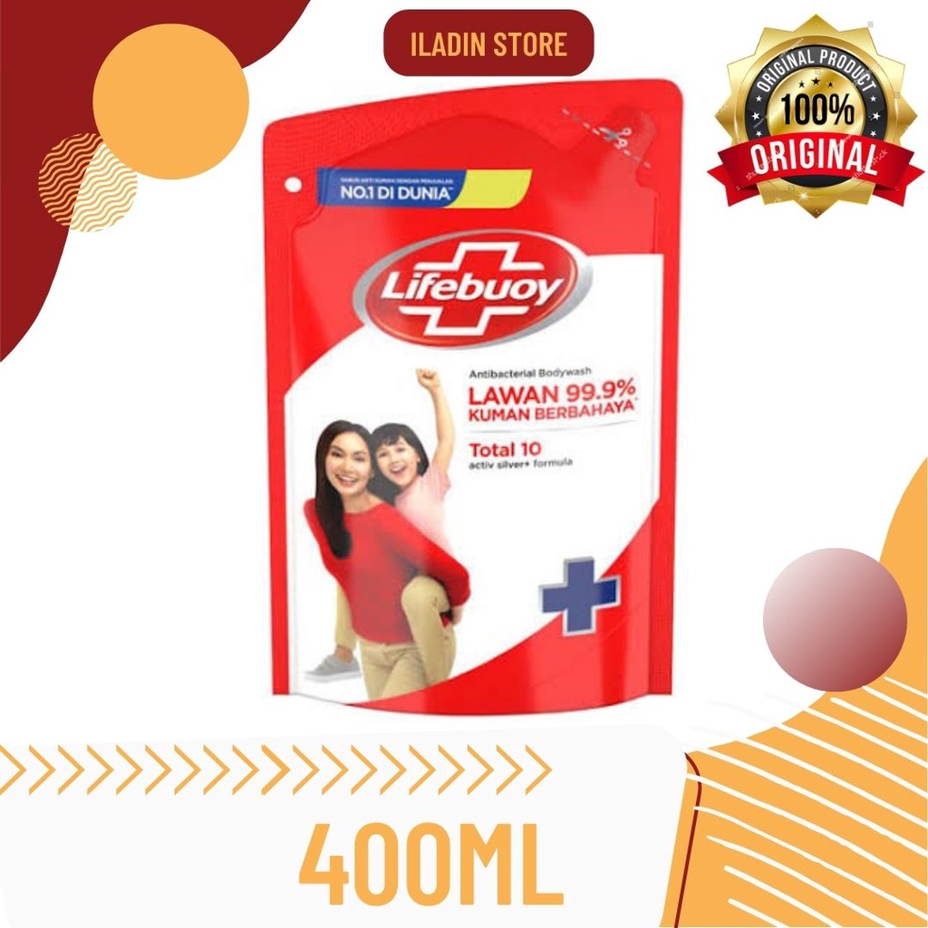 Lifebouy Sabun Mandi Cair Body Wash Merah 400ml