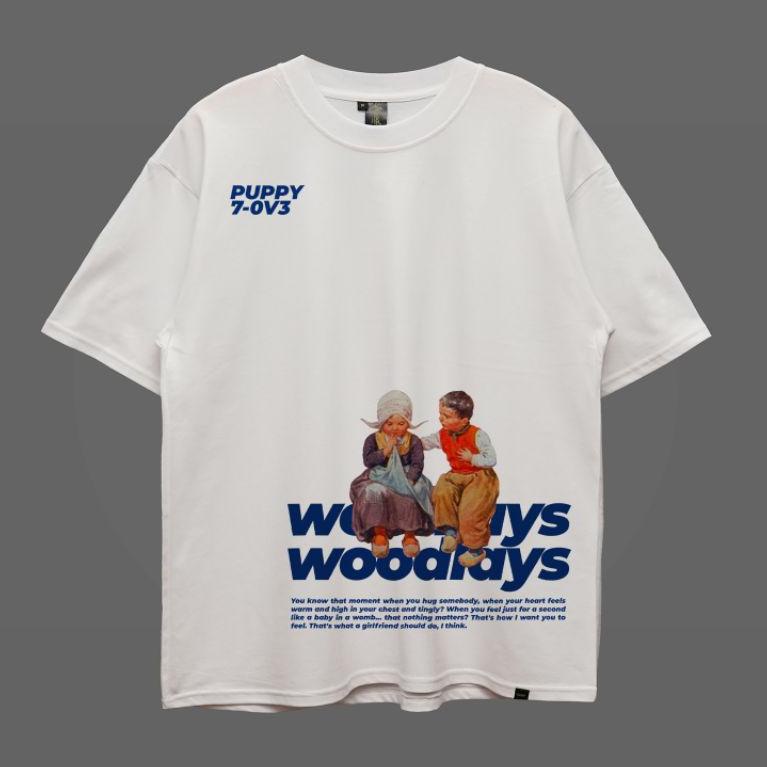 TERPERCAYA Woodlays Tshirt Lover White Oversized