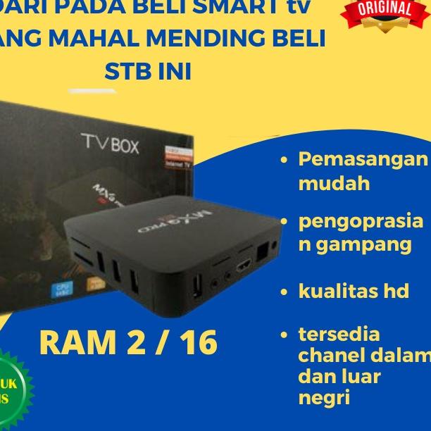 ▼ set top box set box stb tv digital tv box android tv digital MXQ 4k ram 2 rom 16 Terlaris ۝