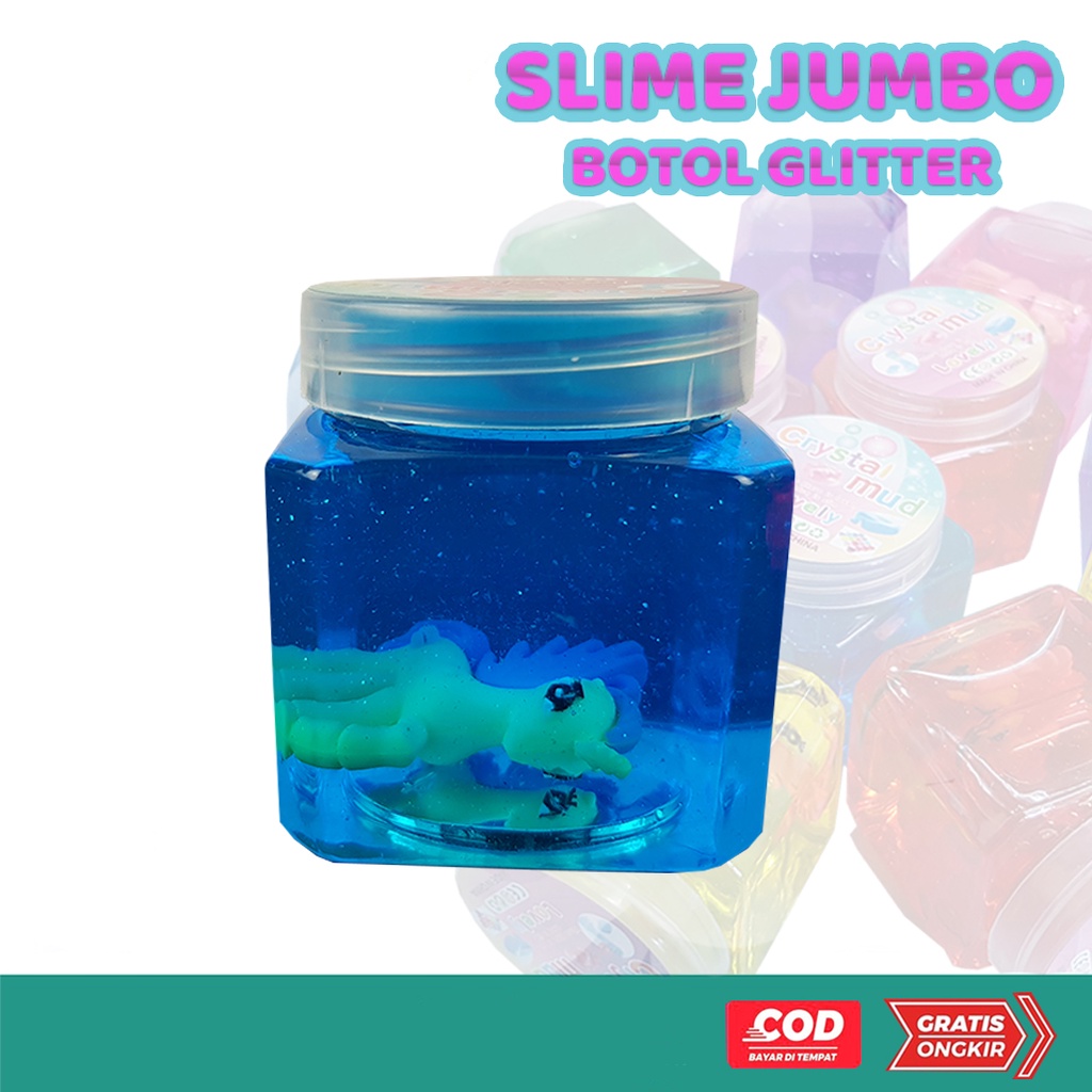 Mainan Slime Botol Gliter Berisi Jumbo/ Slime Botol Termurah / Slime Botol 09AP