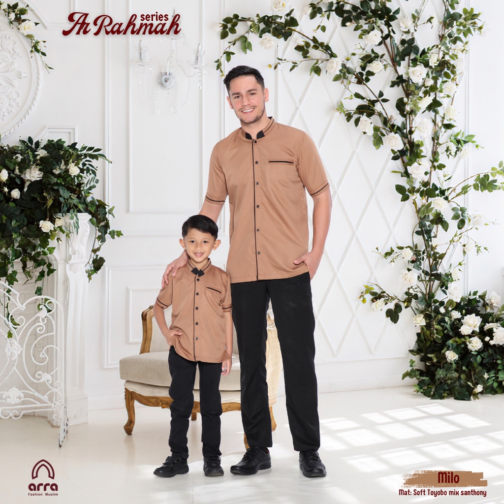 Sarimbit Keluarga 2023 Lebaran Arra Ar Rahmah Milo Baju Couple Keluarga Lebaran 2023