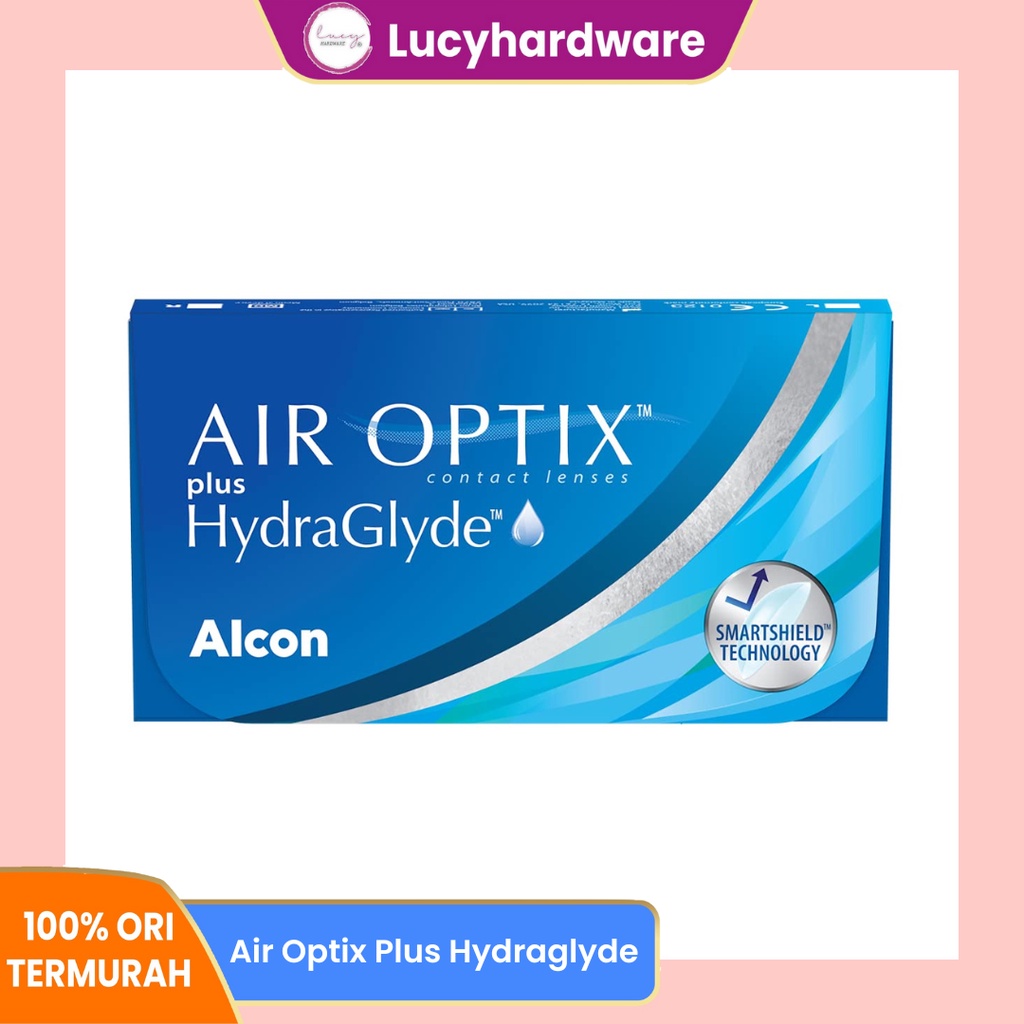 Air Optix Plus Hydraglyde Softlens Bening