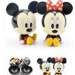 Mickey minnie Figure Set 2 Mainan Pajangan Miniatur Hiasan Topper WC967/WC9675