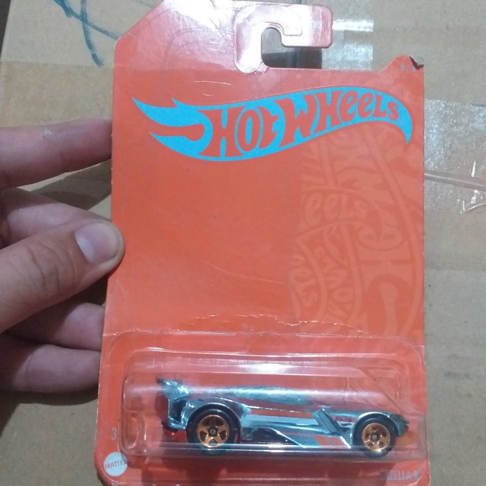 HOT WHEELS 53RD ANNIVERSARY CARD ORANYE GAZELLA R CARD RUSAK TERLARIS