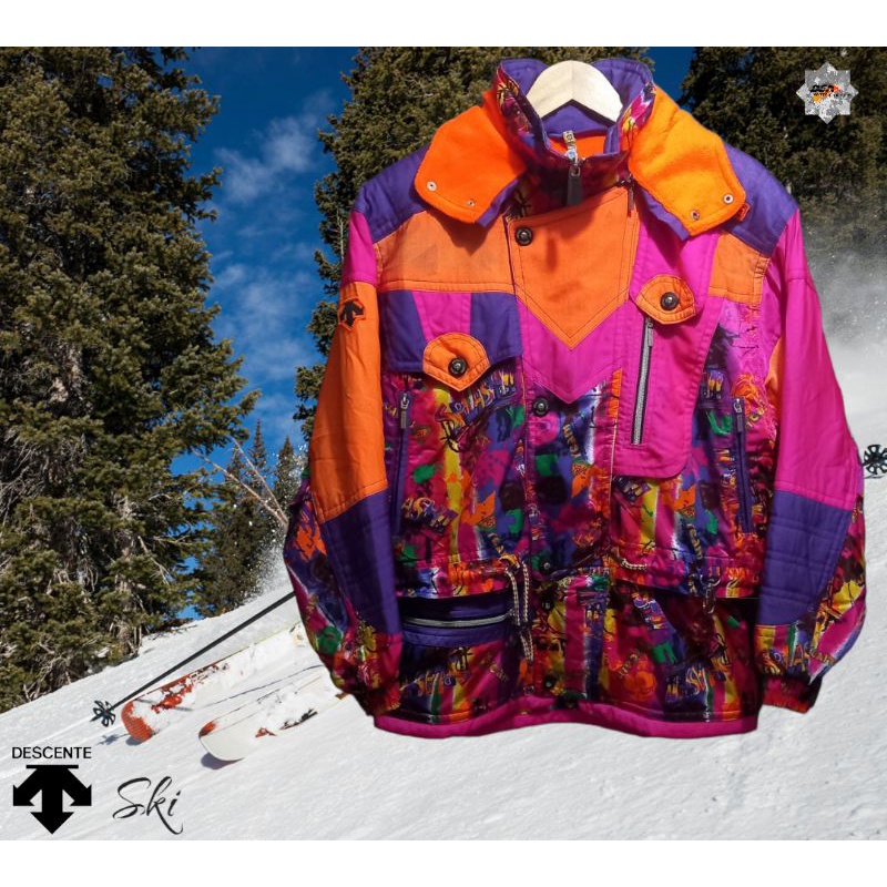 JAKET DESCENTE VINTAGE SKI ORIGINAL/BRAND DESCENTE-MEN'S VINTAGE SKI JAKET