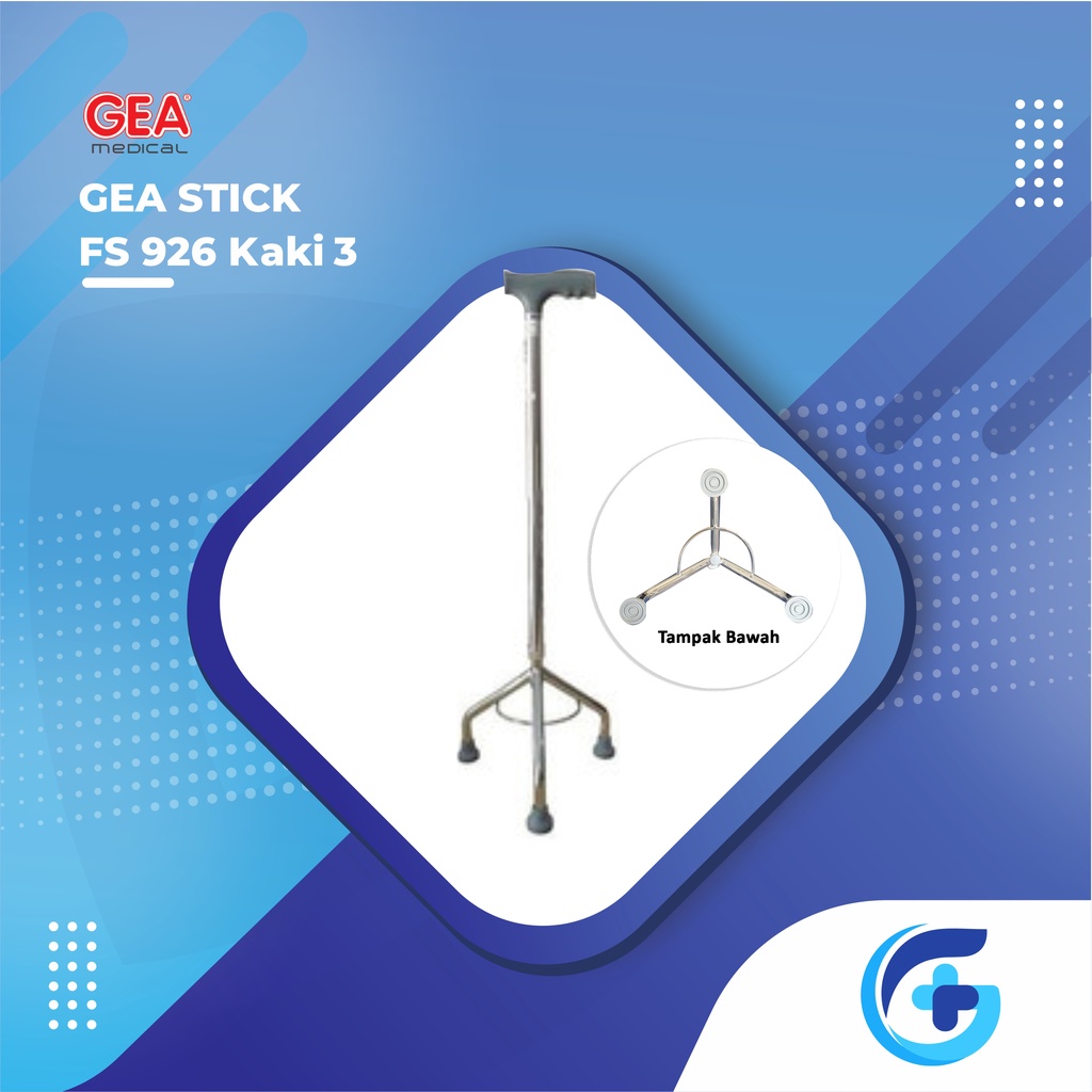 GEA Stick FS 926 Kaki 3  / TONGKAT / ALAT BANTU JALAN