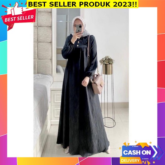 Meira Dres Gamis Wanita Dewasa Terbaru 2023 Elegan Gamis Remaja Kekinian Viral Gamis Modern Lebaran 