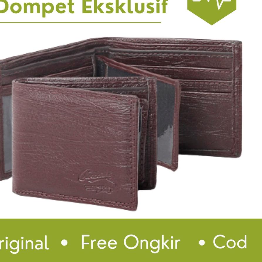 ♬ Dompet Pria Kulit Sintetis Original Dompet Lipat Cowok Exclusive Keren Branded Kekinian ●