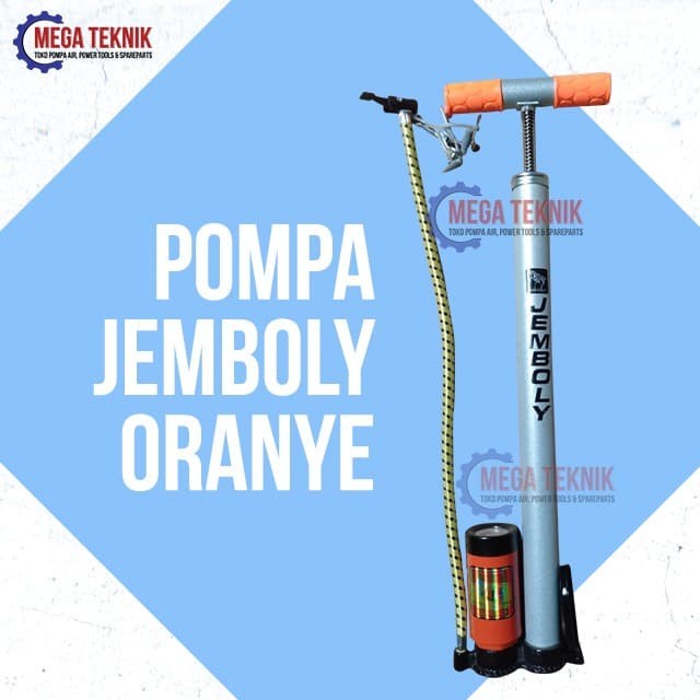 ~~~] Pompa Tangan Angin Ban Sepeda / Motor Bola Serbaguna Jemboly Meter