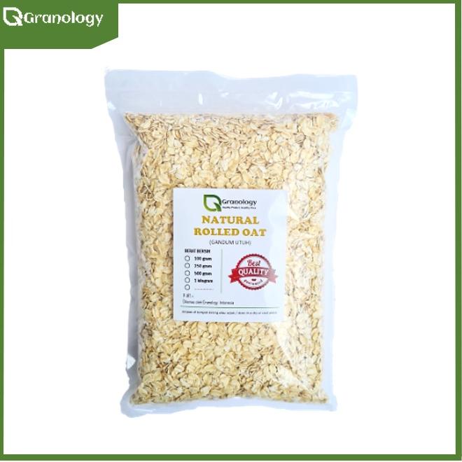 

qog24 Gandum Kasar / Regular Rolled Oat (1 Kilogram) by Granology ,.,.,.,,