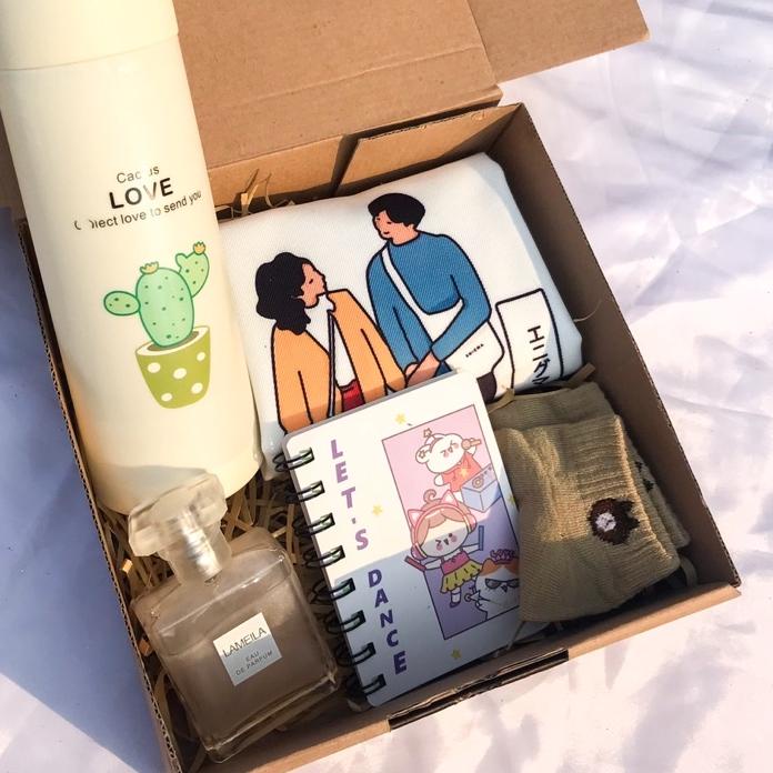

™ GIFT BOX TOTE BAG / KADO CEWEK / KADO PACAR / KADO WISUDA / HAMPERS TOTEBAG BOTOL MINUM HADIAH ☄