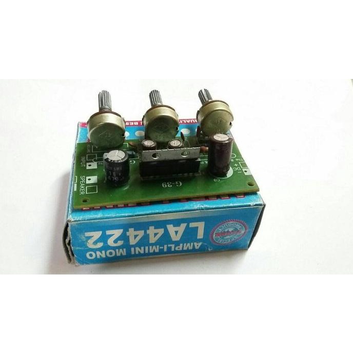 Kit Rakitan Power Amplifier Mini LA4422 Mono rajaav77 Murah