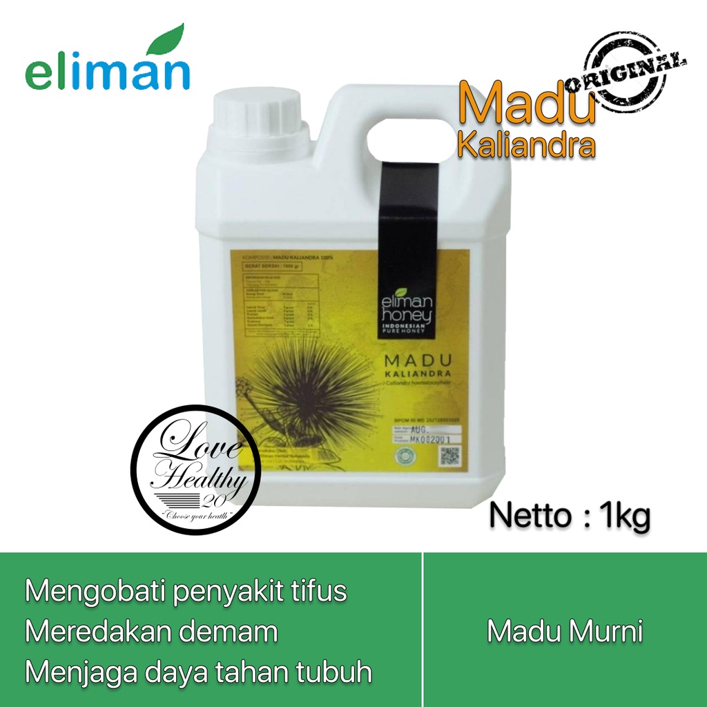 

ELIMAN MADU KALIANDRA ASAM LAMBUNG ASLI 100% ORIGINAL