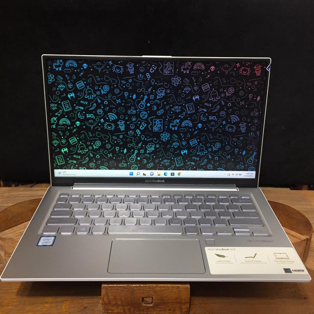 Termurah Laptop Asus Vivobook S330U Core i5 gen 8 RAM 4GB SSD 128GB Layar 13.3" Super Slim Like New