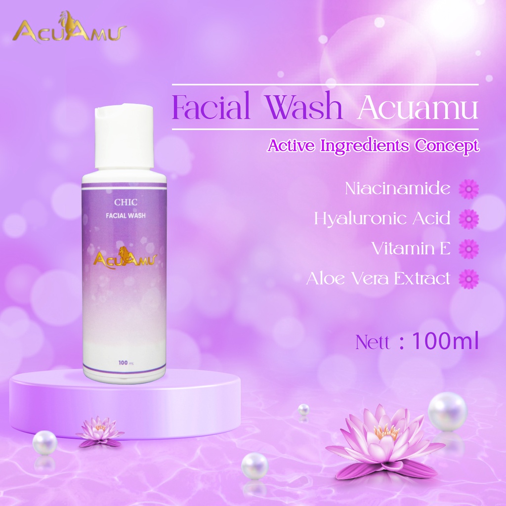 ACUAMU FACIALL WASH BRIGHTENING 100ML