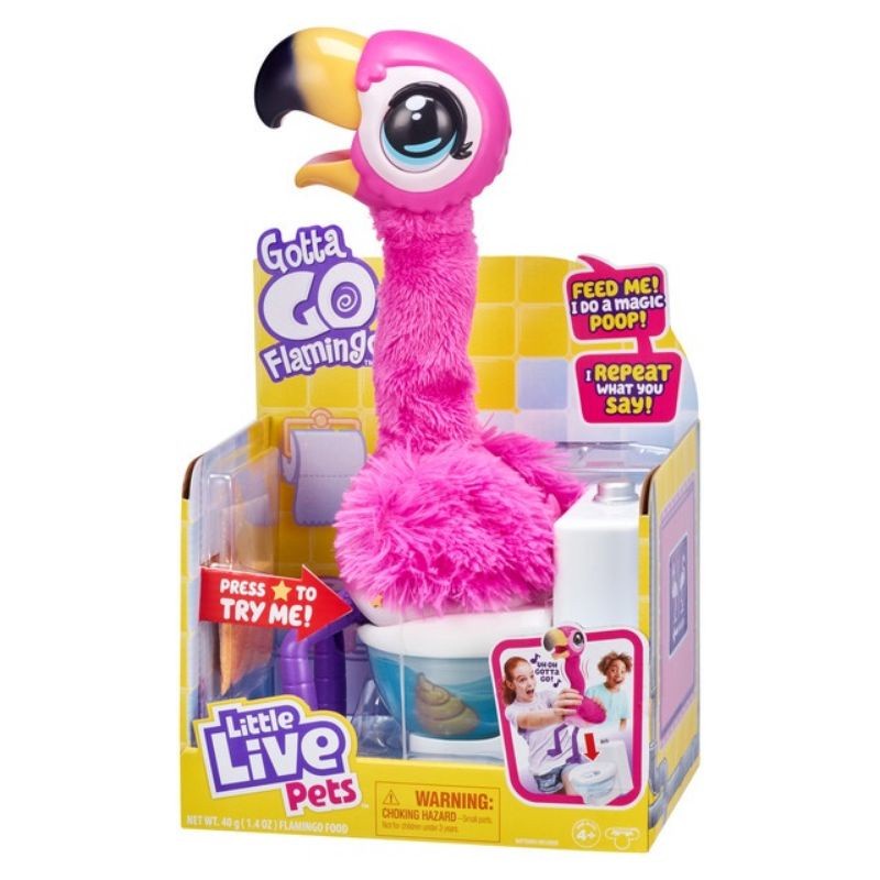 LITTLE LIVE PETS Gotta Go Flamingo Interactive Toy