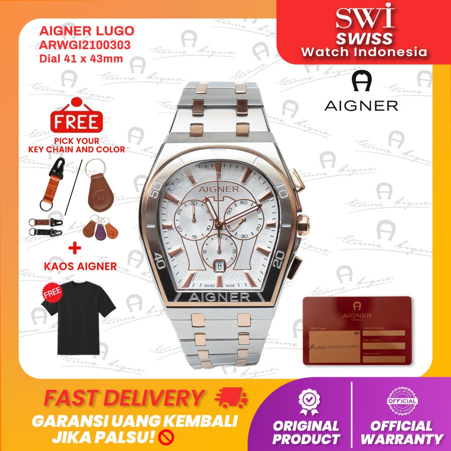 Jam Tangan Pria Analog Aigner ARWGI2100303 Lugo