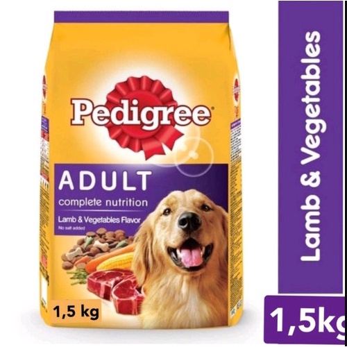 PEDIGREE ADULT DRY LAMB 1,5 KG