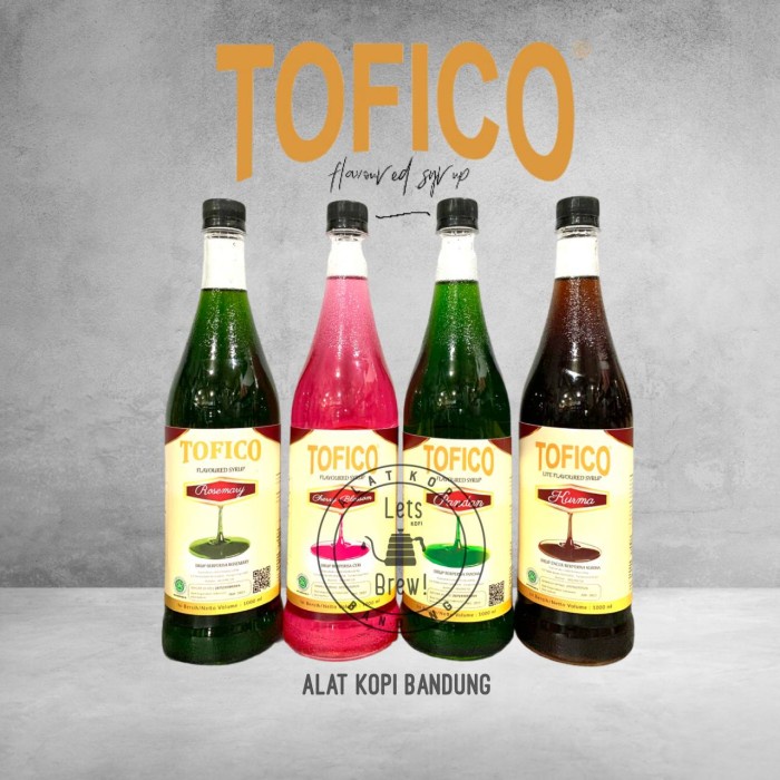 

Tofico Syrup 1L/ Sirup Tofico Untuk Minuman Mojito Rasa Buah 1L