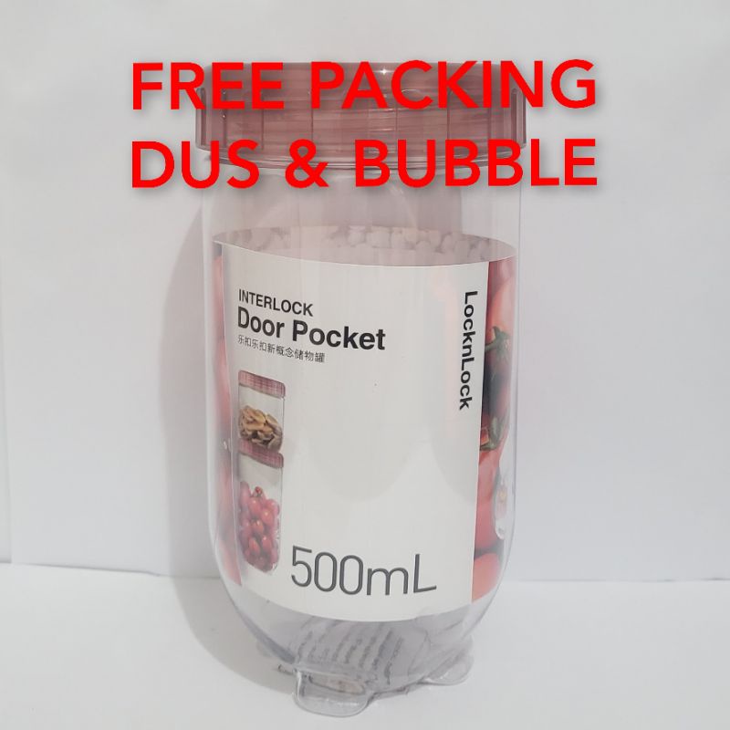Locknlock Interlock Door Pocket 500ml Lock&lock Toples Kue Lebaran Lock n Lock Lock & Lock 500 ml Ke