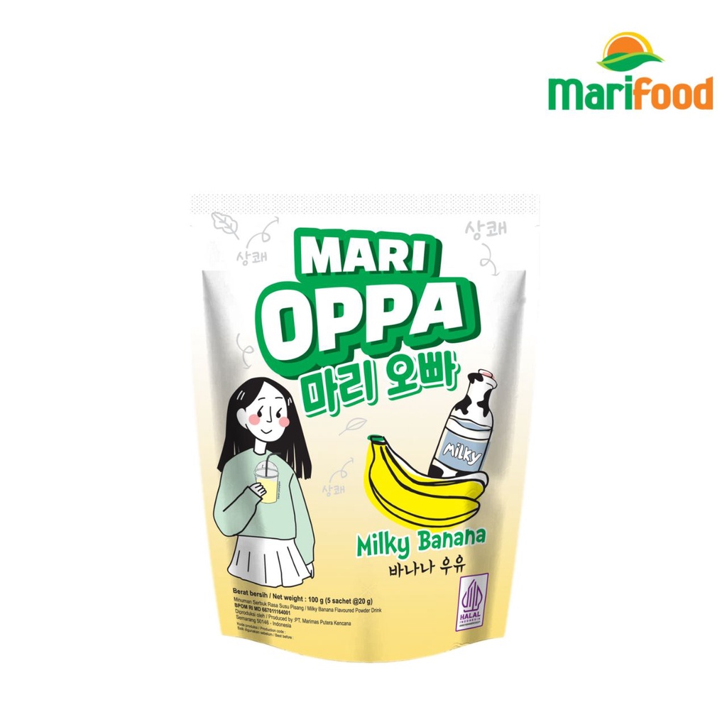 

MariOppa Milky Banana - Susu Korea Enak - Pouch