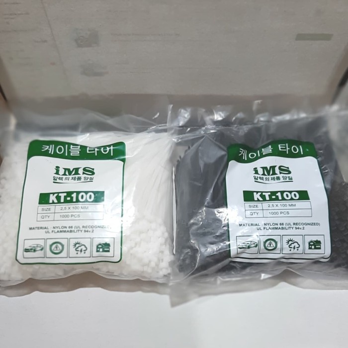 

Kabel Ties 10 Cm (1000 Pcs) Star Seller