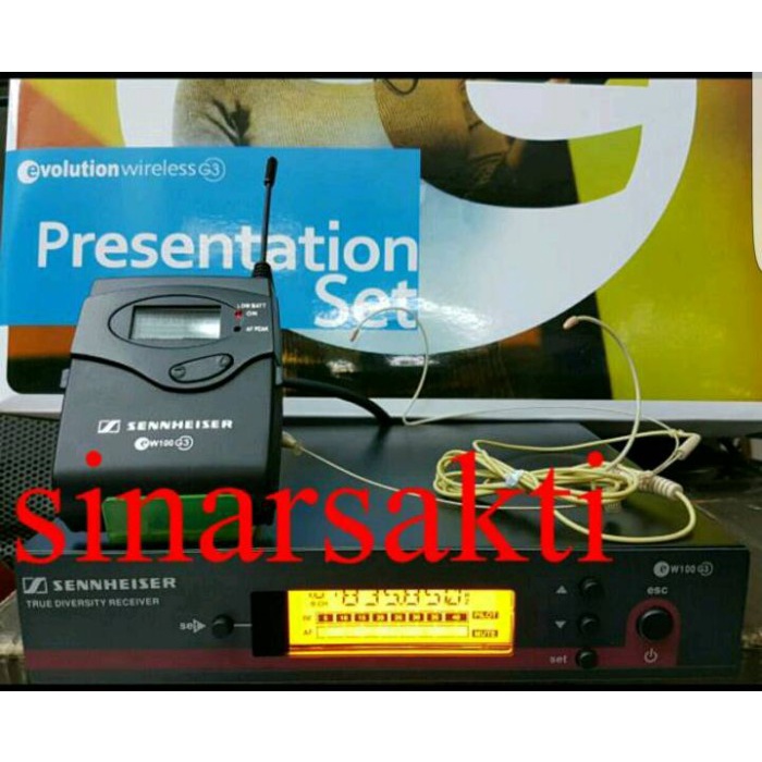Mic Wireless Sennheiser Ew 122 G3 ( Headset Lidi )