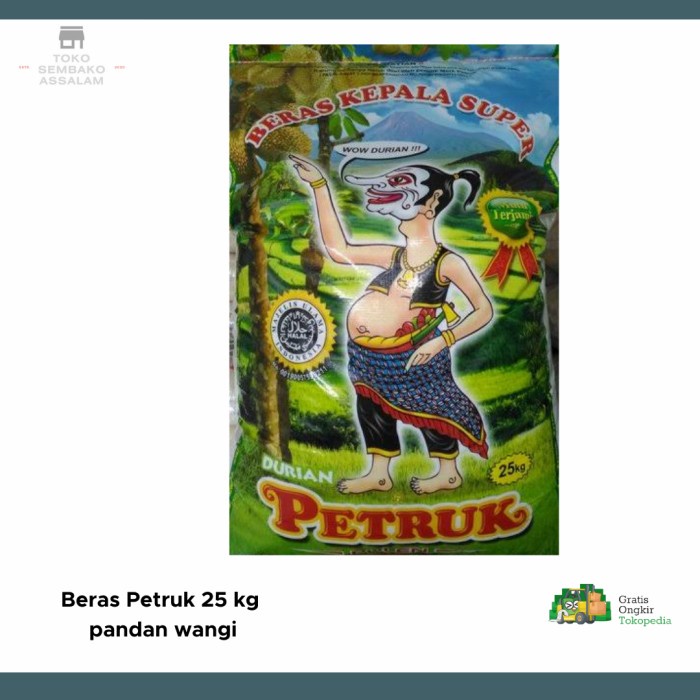 

beras panwangi petruk 25kg/ beras petruk 25kg