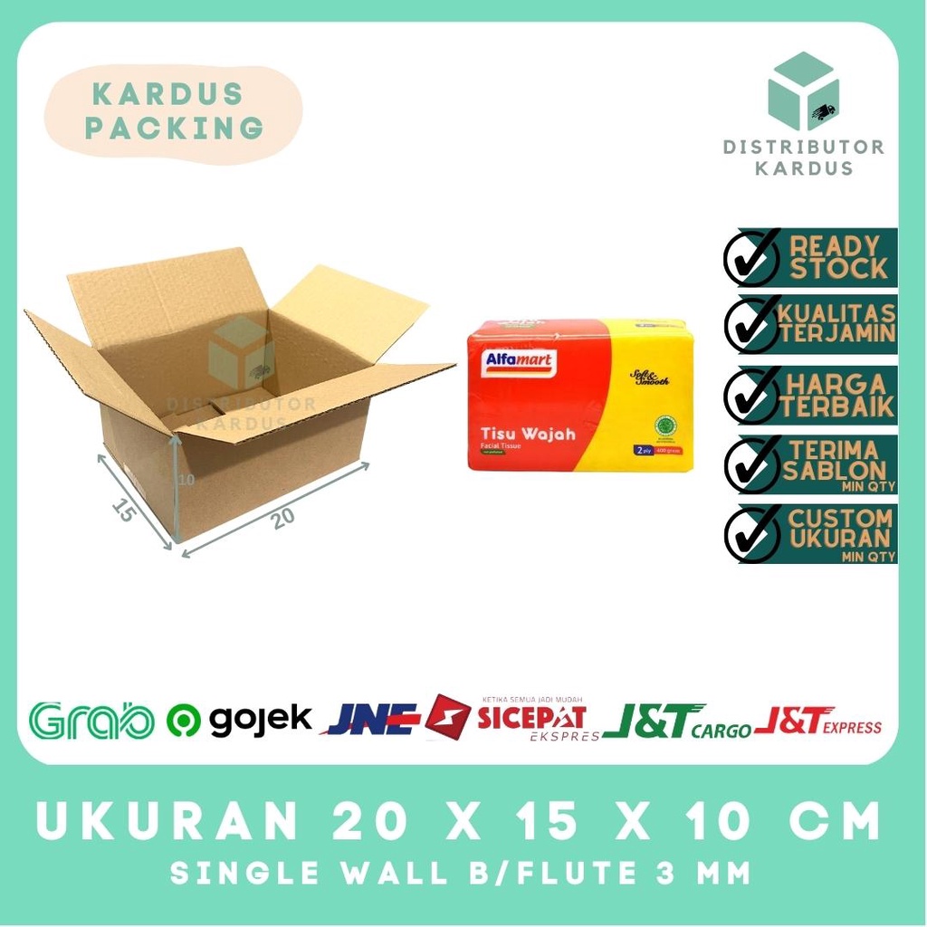 

Kardus Box Karton Packing 20x15x10 MURAH