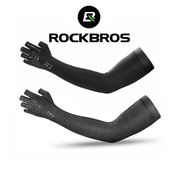 Terlaris Manset Rockbros S205 Panjang Kaos Tangan Sepeda Arm Sleeve
