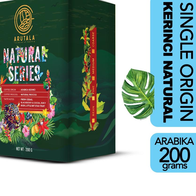 

❇ ARUTALA Natural Series - Arabika Kerinci 200 gram ☻
