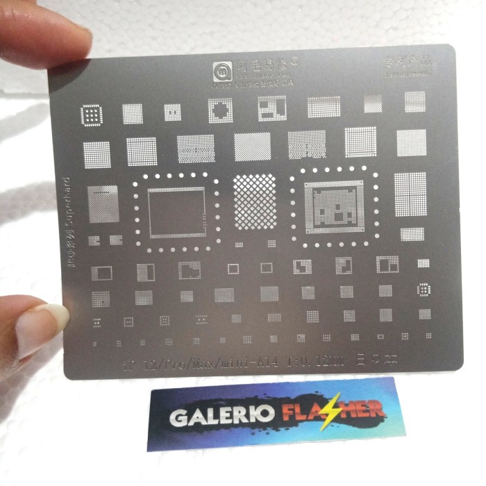PLAT BGA/CETAKAN IC IPHONE 12/PRO/MAX/MINI-A14(AMAOE)