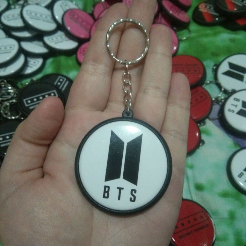 BERRYNA - Gantungan kunci Kpop - BTS keychain / logo BTS - Gantungan kunci Bangtanboys