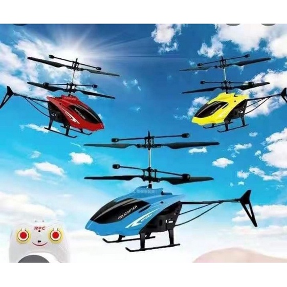 [OL] Mainan Helikopter RC Mainan Pesawat Terbang Remot Kontrol Sensor Anti Banting