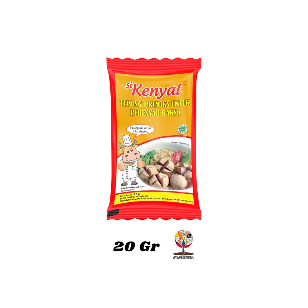 

Si Kenyal Tepung Premiks Perenyah Bakso 20gr (Min 2 pcs)