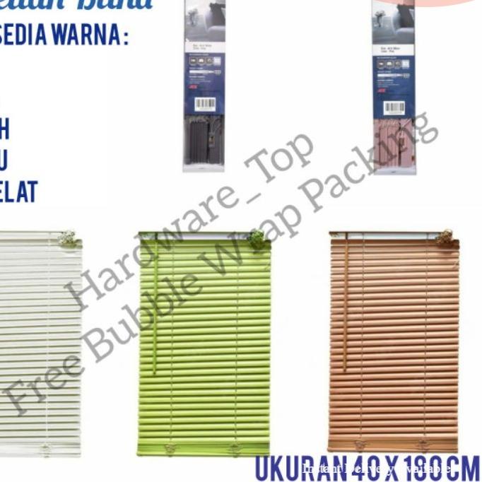 ❋ cm KRIS Forhome Tirai Gulung PVC / Kerey PVC / gorden / Tirai / Venetian Blinds ♗