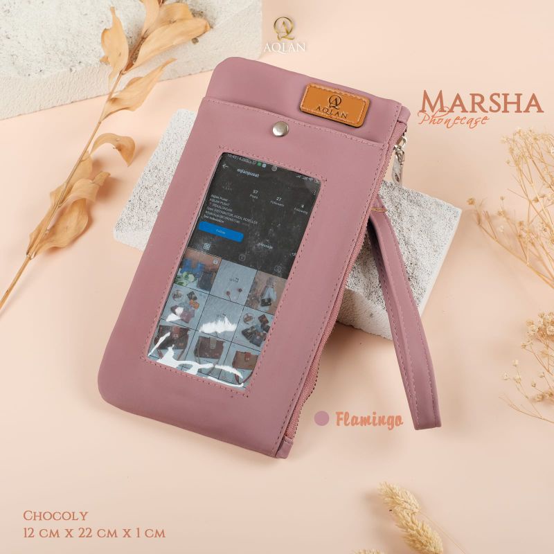 MARSYA PHONECASE BY AQLAN BAHAN CHOCY ANTI AIR PREMIUM WATERPROOF TEMPAT HP HANDPHONE