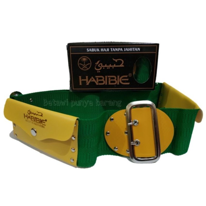 Ikat pinggang pria Tys0065 Ihrom Ihram Pria/ Haji Umroh/ Betawi - Hijau, M R7L1 keren BEST SELLER be