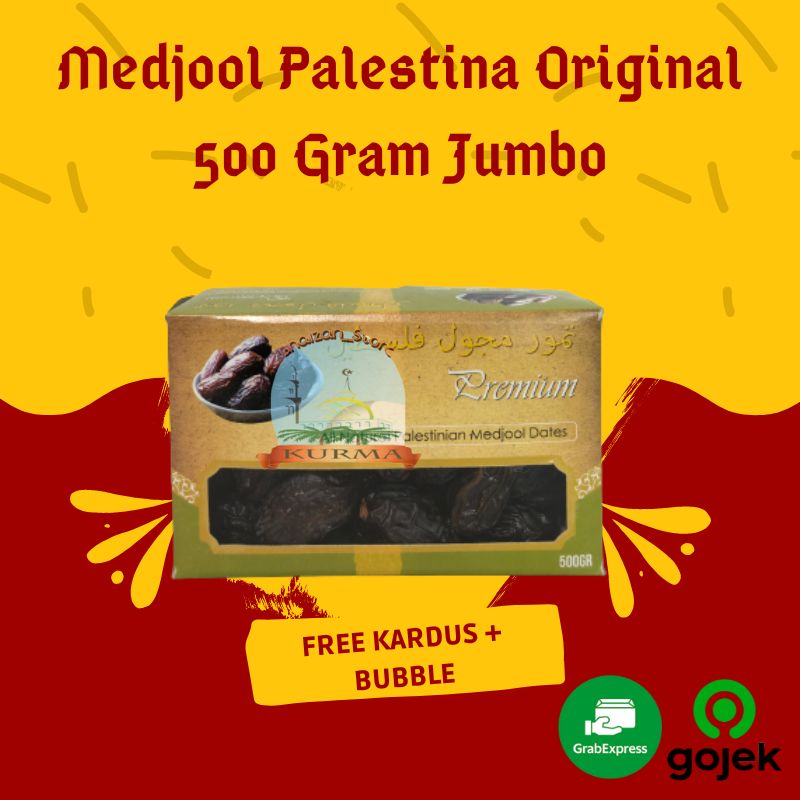 

( COD ) Kurma Medjool Jumbo Premium Palestina 500 Gram / Kurma Medjool Palestina / Kurma Palestina