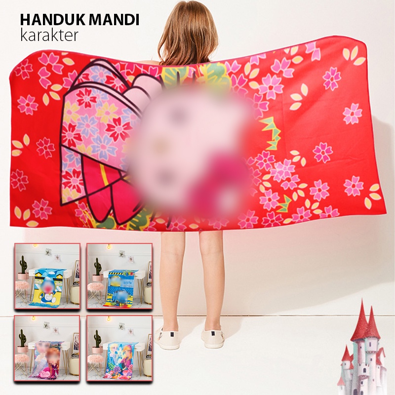 Handuk  Anak / Handuk Motif Karatkter / Handuk Anak Motif - H2