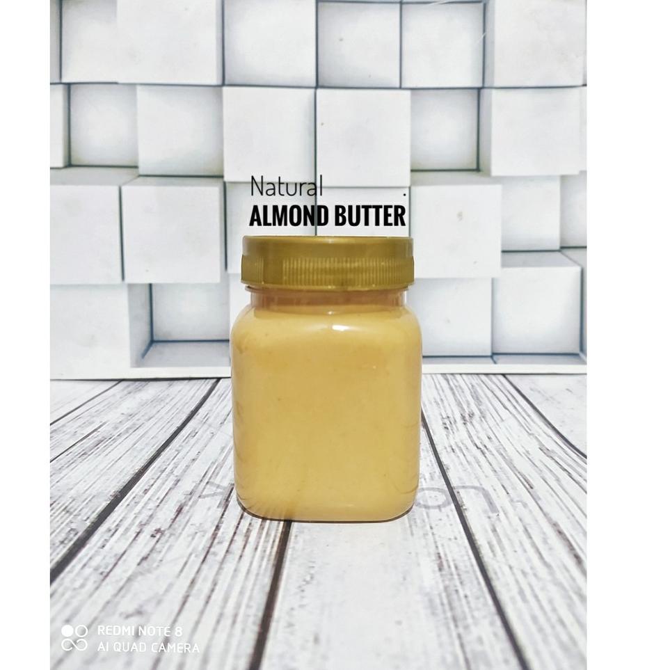 

☀ Natural Almond Butter 150gr - Creamy / Crunchy, Selai Almond ❈