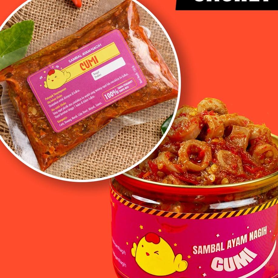 

☻ SAMBAL NAGIH - Sambal Cumi Asin Sachet ☻