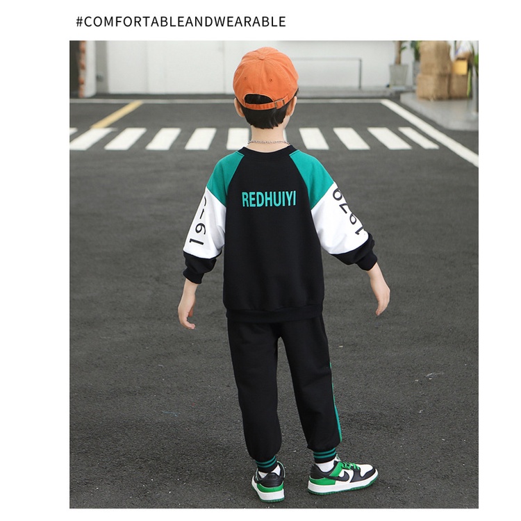 Setelan Panjang Anak Laki Laki Baju Remaja Laki Laki SOUL Training Set