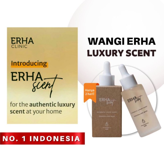 Terlaris Erha Scent Oil Aromatherapy Humidifier Diffuser Wangi Erha Clinic