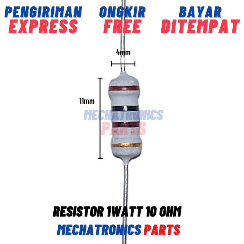 RESISTOR 1WATT 10OHM